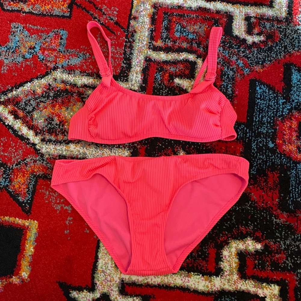 Hot pink bikini